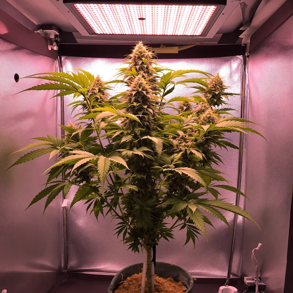 Planta de cannabis Shoreline en fase de floración — 90-130 cm feminizada