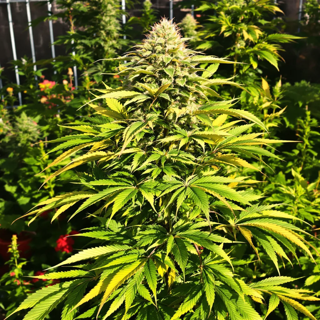 Sirius Black 83% indica / 17% sativa — flor con tricomas visibles