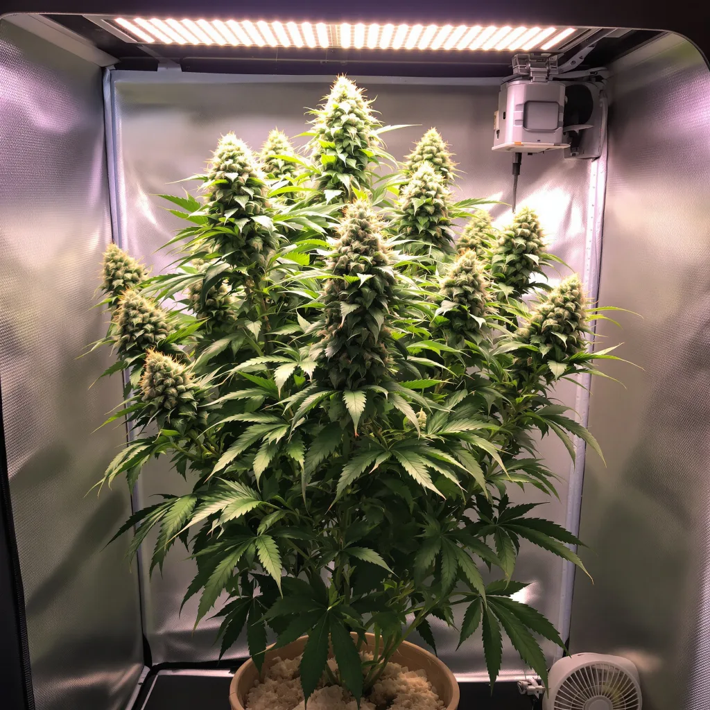 Planta de cannabis Six Shooter en fase de floración — 120-180 cm feminizada