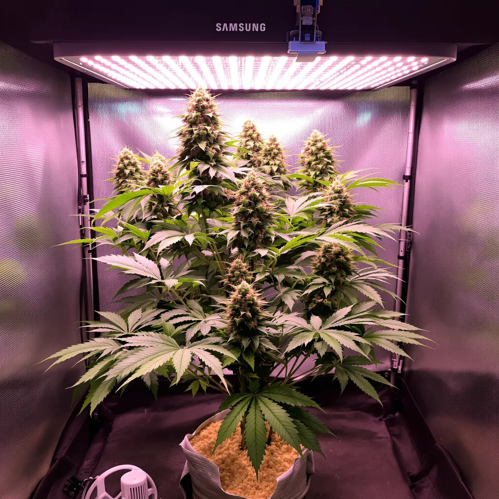 Planta de cannabis Skunk en fase de floración — 90-130 cm feminizada