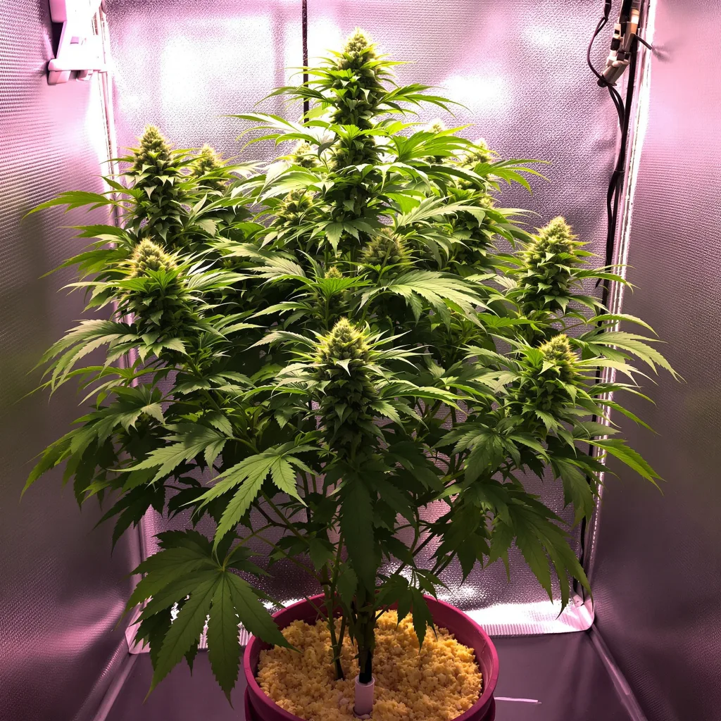Planta de cannabis Skywalker Alien en fase de floración — 90-130 cm feminizada