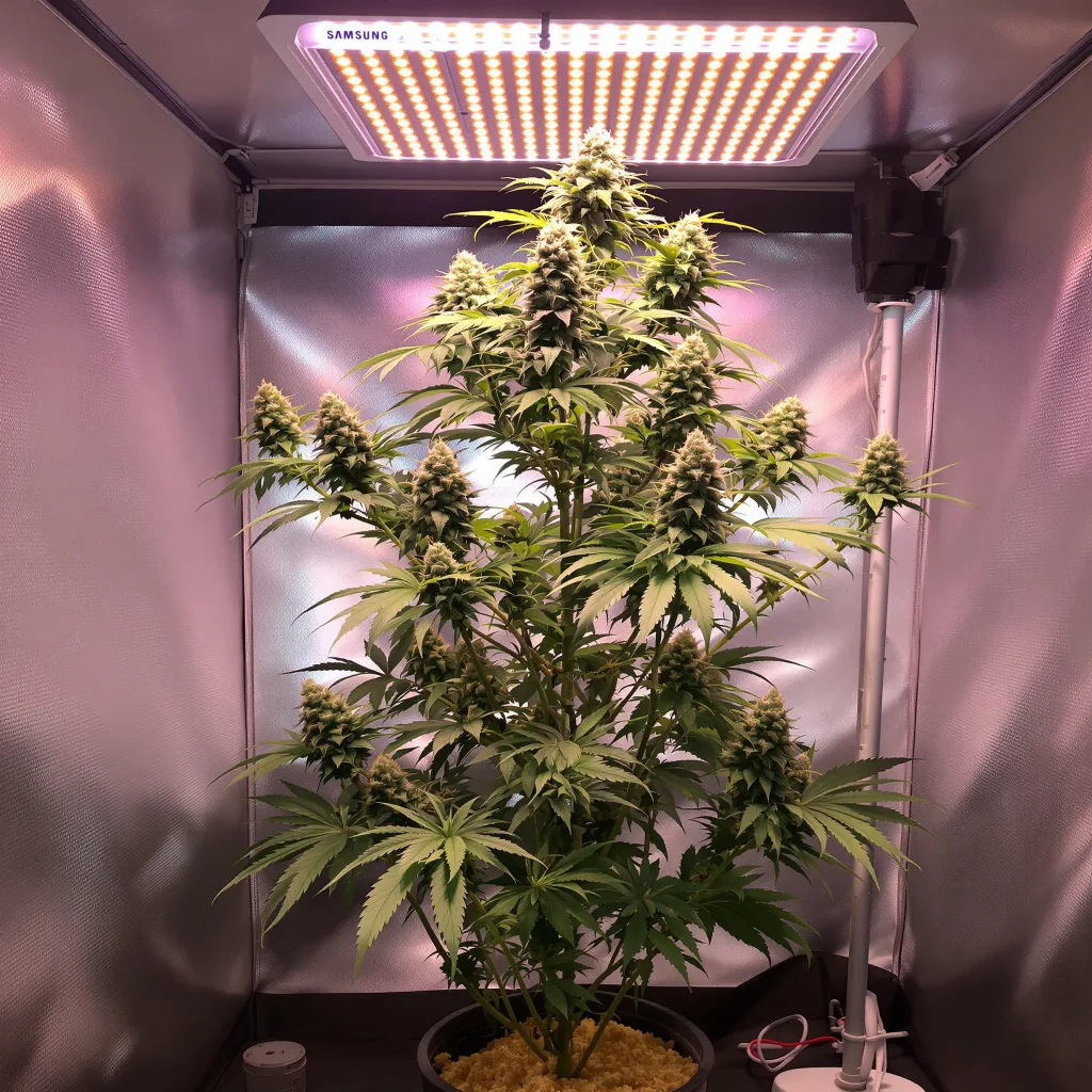 Planta de cannabis Smelliot en fase de floración — 120-180 cm feminizada