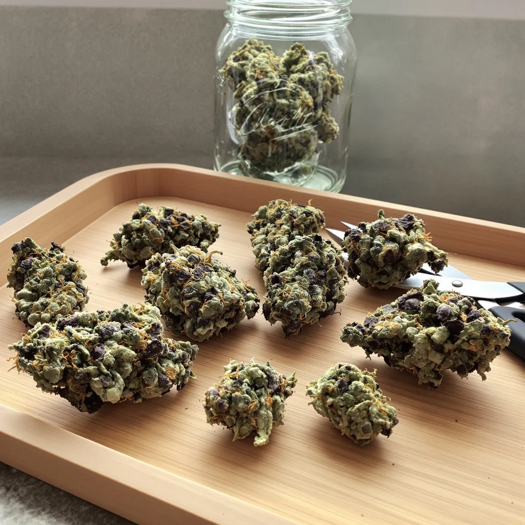 Snoop Dogg OG 75% indica / 25% sativa — flor con tricomas visibles