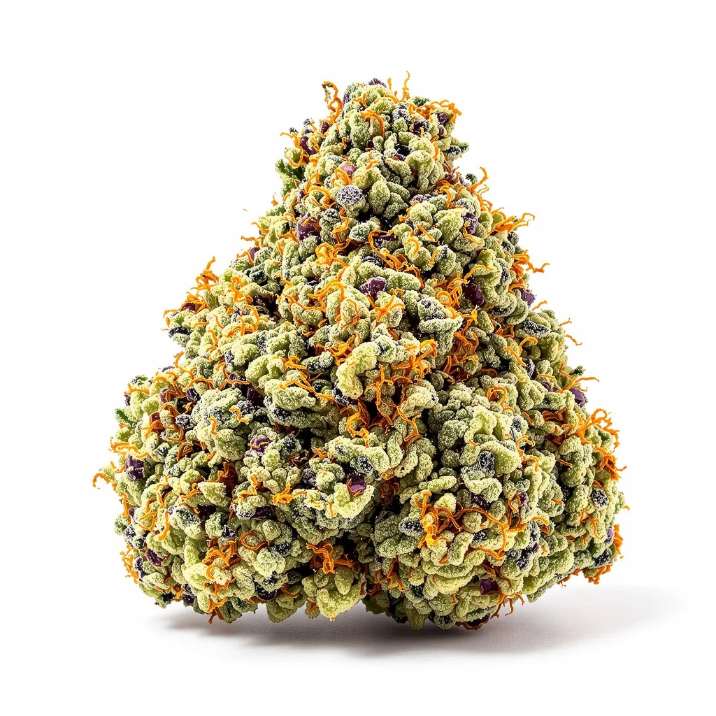 Snoop's Dream 50% indica / 50% sativa — flor con tricomas visibles