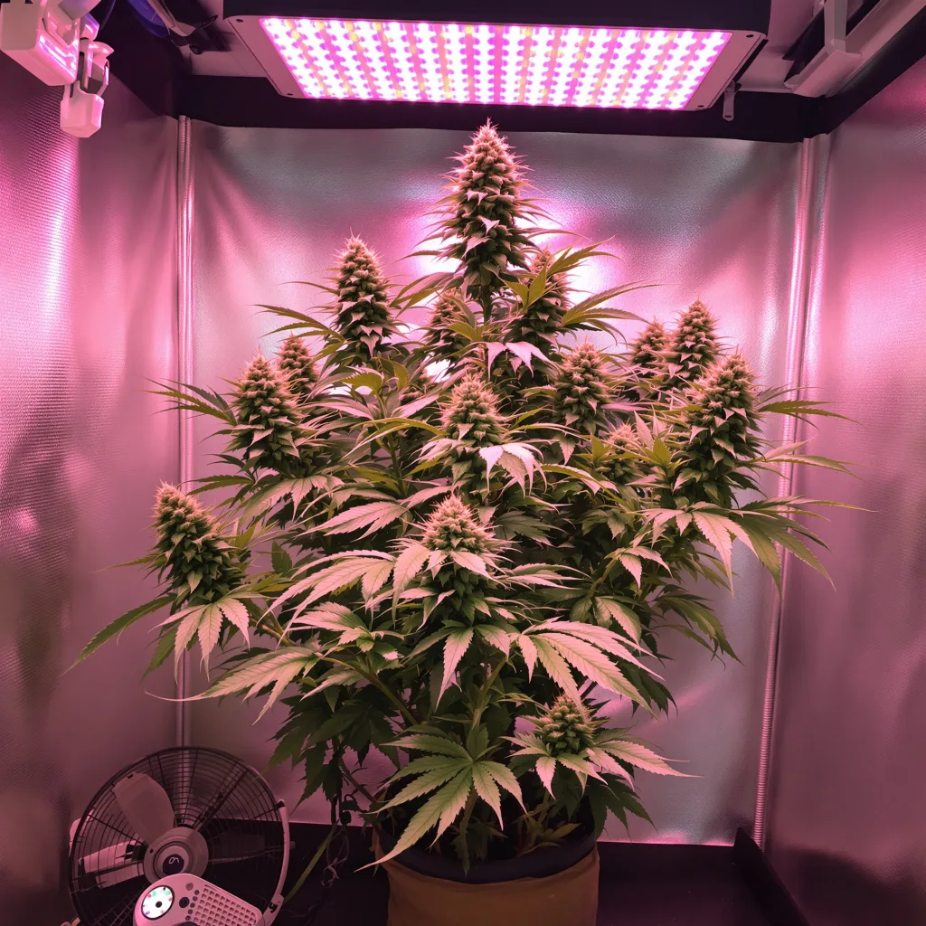 Planta de cannabis Snow Diesel en fase de floración — 120-180 cm feminizada