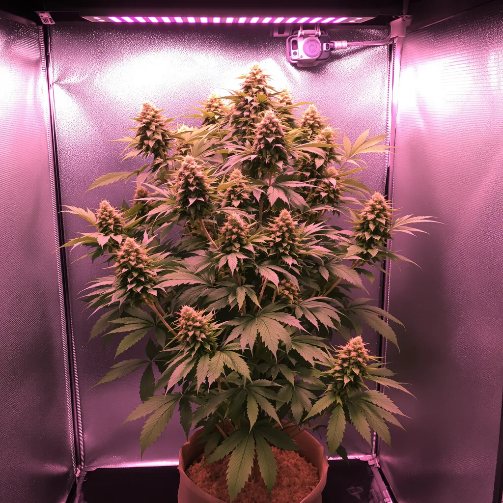 Planta de cannabis Soul Shine en fase de floración — 120-180 cm feminizada