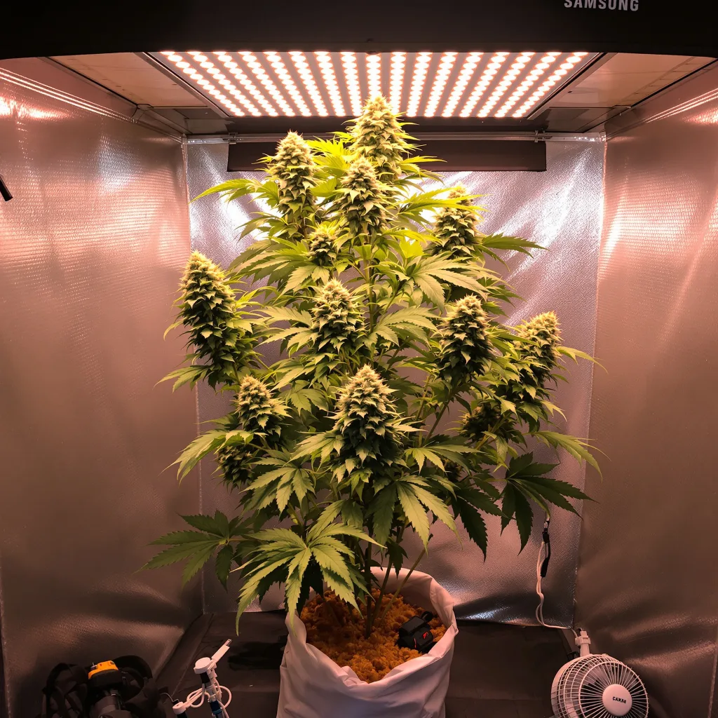 Planta de cannabis Sour Alien en fase de floración — 120-180 cm feminizada