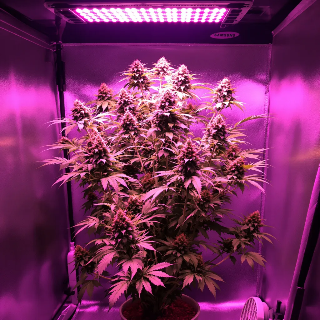 Planta de cannabis Sour Bubba en fase de floración — 120-180 cm feminizada
