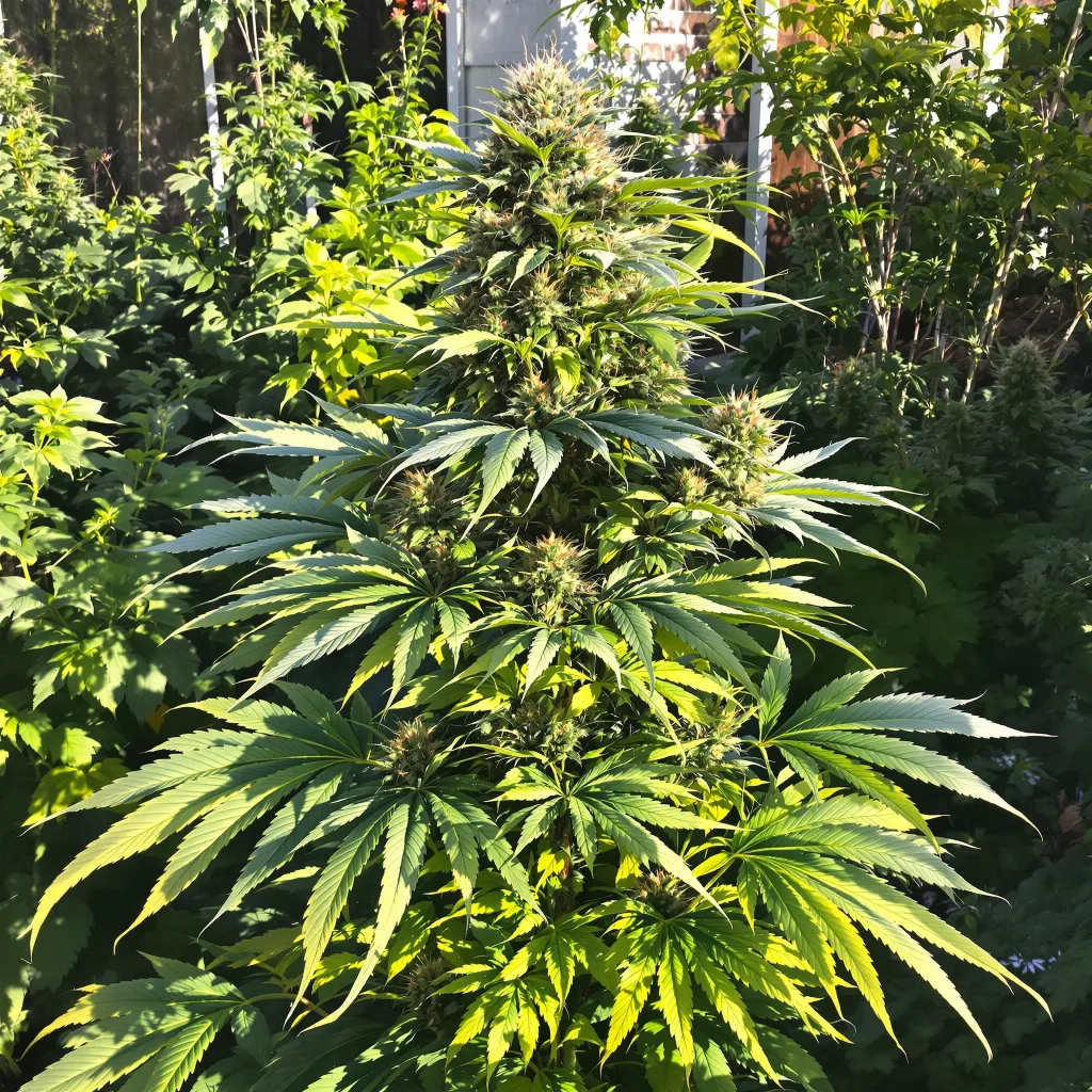 Sour Bubble 81% indica / 19% sativa — flor con tricomas visibles