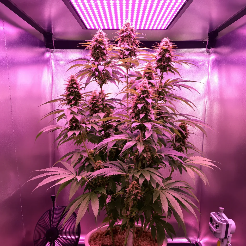 Planta de cannabis Sour Jack en fase de floración — 150-200 cm feminizada