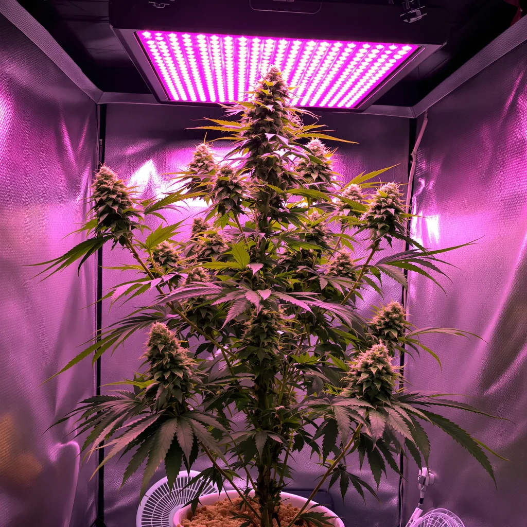 Planta de cannabis Space Bomb en fase de floración — 120-180 cm feminizada