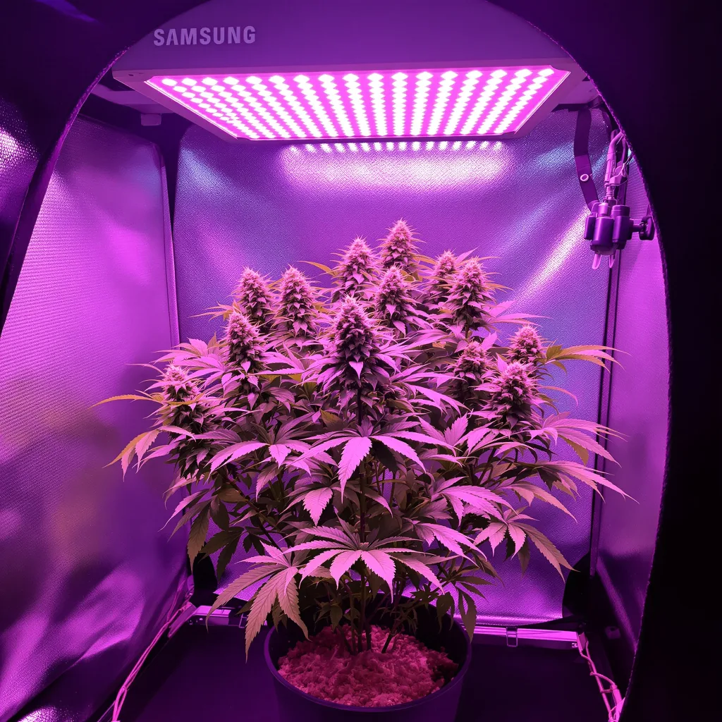 Planta de cannabis Special Kush #1 en fase de floración — 60-100 cm autofloración