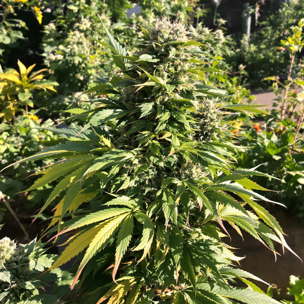 Special Kush #1 88% indica / 12% sativa — flor con tricomas visibles