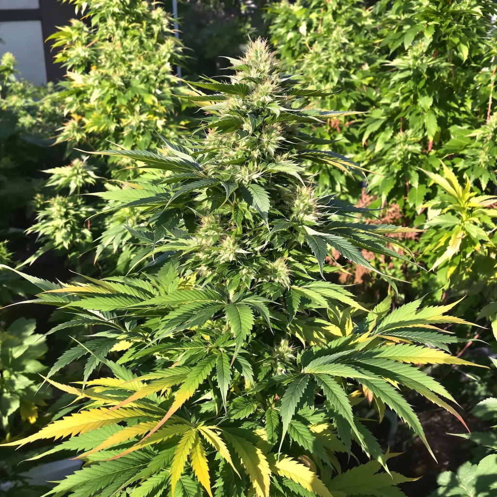 Special Kush #1 88% indica / 12% sativa — flor con tricomas visibles