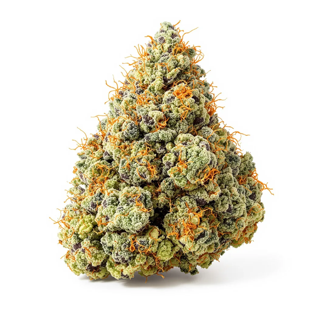 Special Queen 45% indica / 55% sativa — flor con tricomas visibles