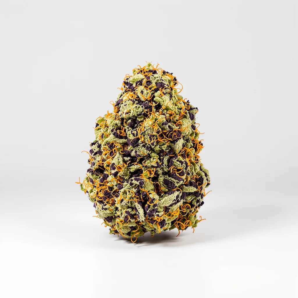 Special Reserve Black Lime 70% indica / 30% sativa — flor con tricomas visibles