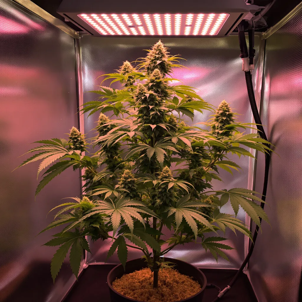 Planta de cannabis Star Berry en fase de floración — 90-130 cm feminizada