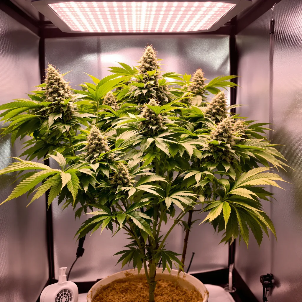 Planta de cannabis Star Killer en fase de floración — 90-130 cm feminizada