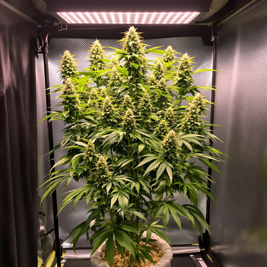 Planta de cannabis Steve's Dream Queen en fase de floración — 150-200 cm feminizada