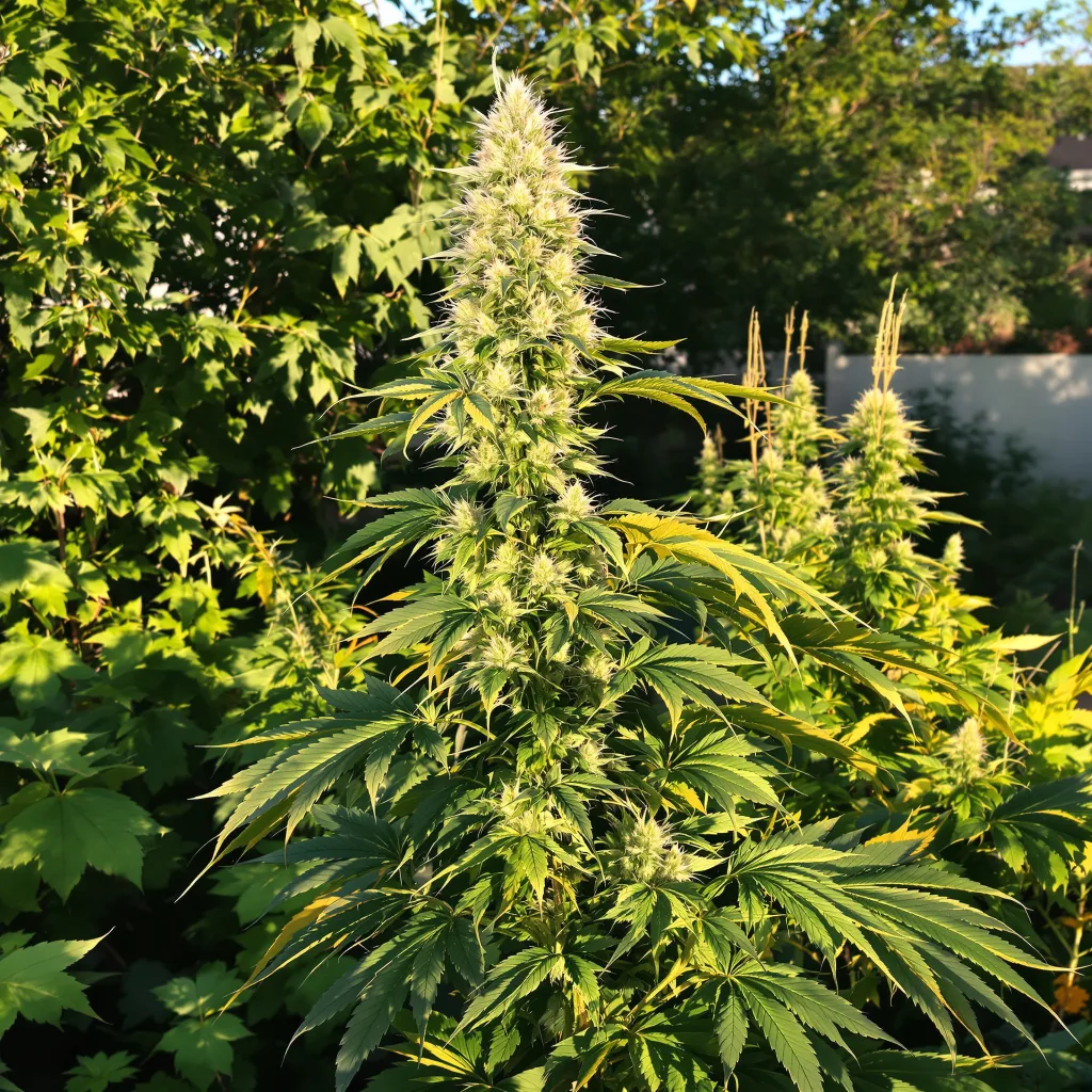 Steve's Dream Queen 20% indica / 80% sativa — flor con tricomas visibles