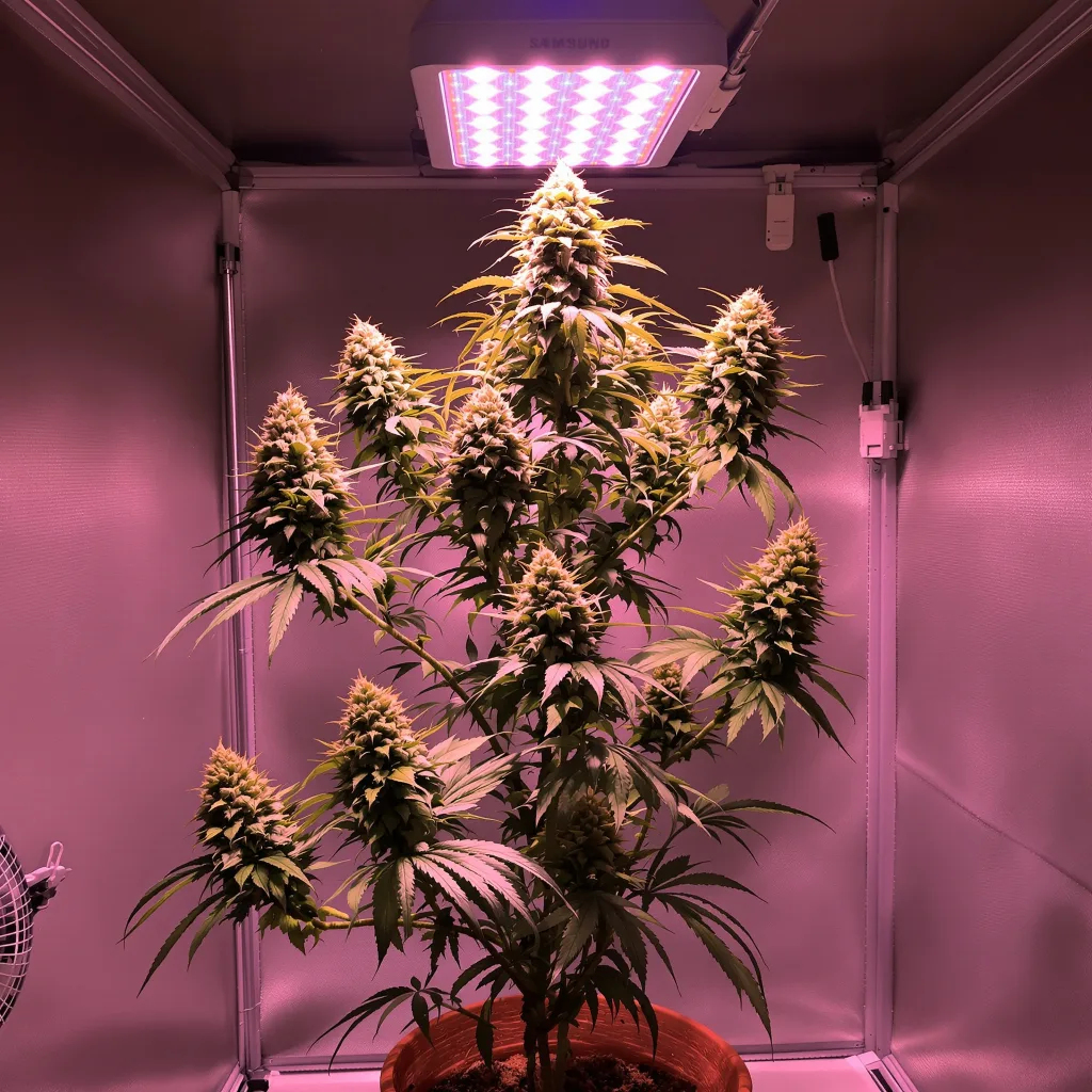 Planta de cannabis Sticky Dickie en fase de floración — 120-180 cm feminizada