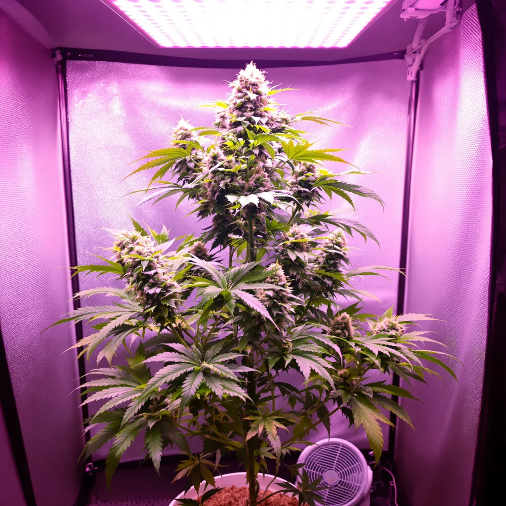 Planta de cannabis Strawberry Banana en fase de floración — 90-130 cm feminizada