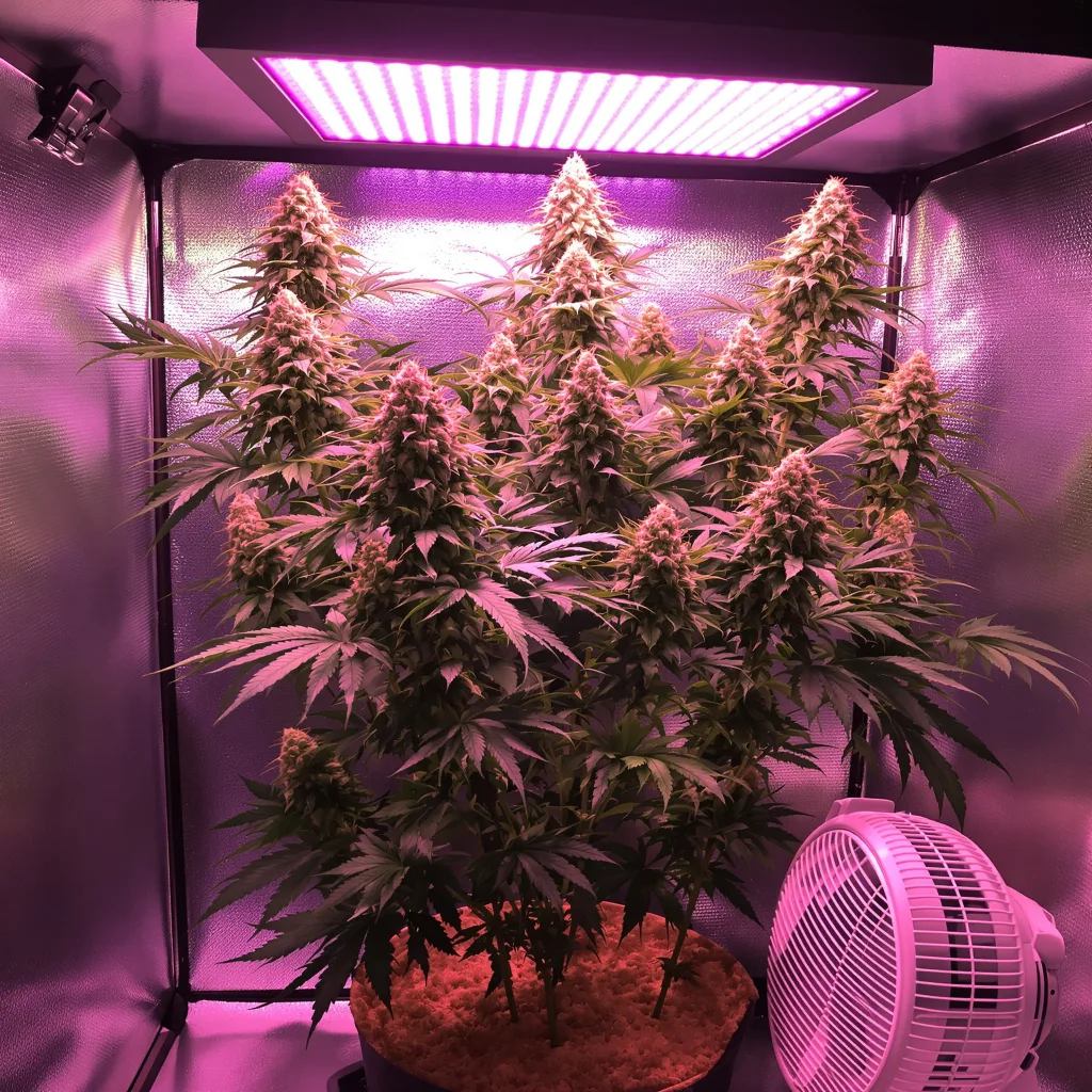Planta de cannabis Strawberry Gary en fase de floración — 120-180 cm feminizada