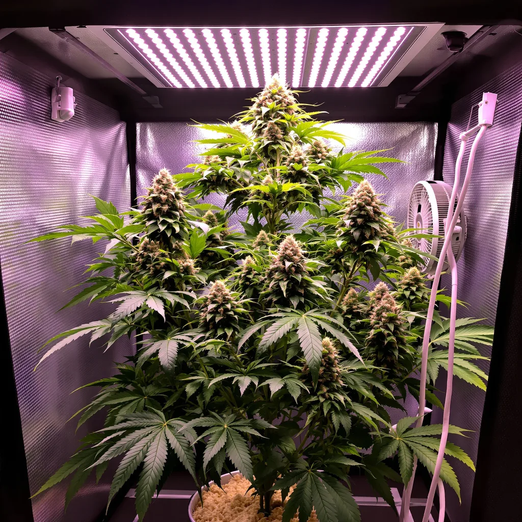 Planta de cannabis Strawberry Gorilla en fase de floración — 90-130 cm feminizada