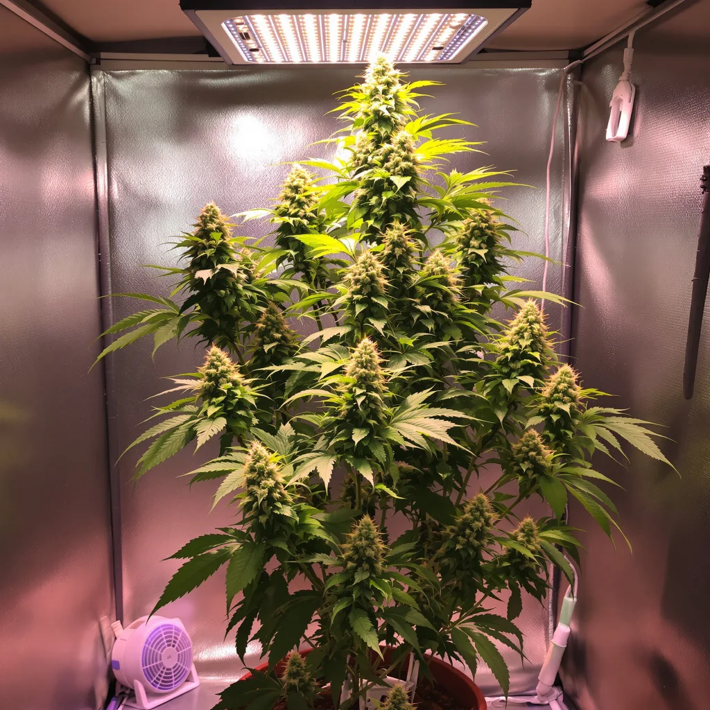 Planta de cannabis Sugar Cookie en fase de floración — 120-180 cm feminizada