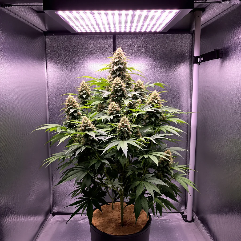 Planta de cannabis Sugar Mama en fase de floración — 90-130 cm feminizada