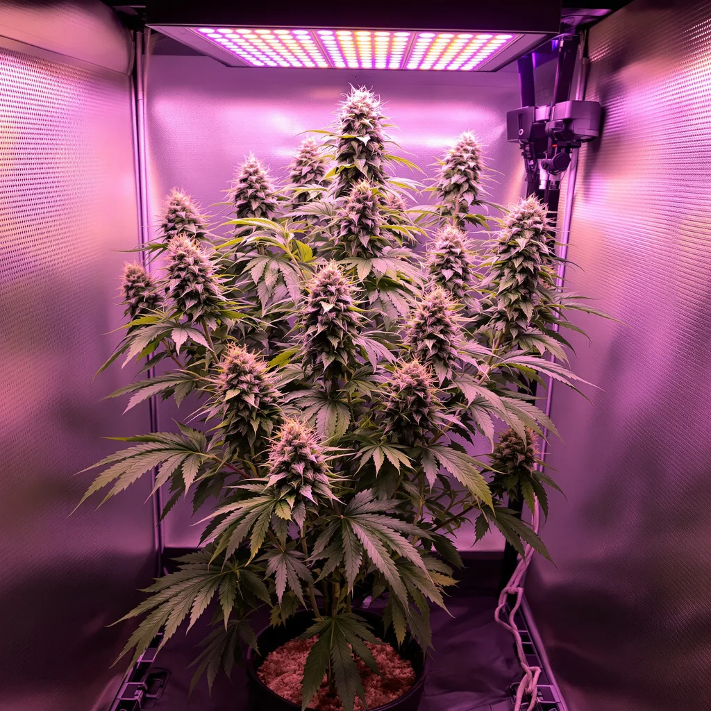 Planta de cannabis Sunrise en fase de floración — 120-180 cm feminizada