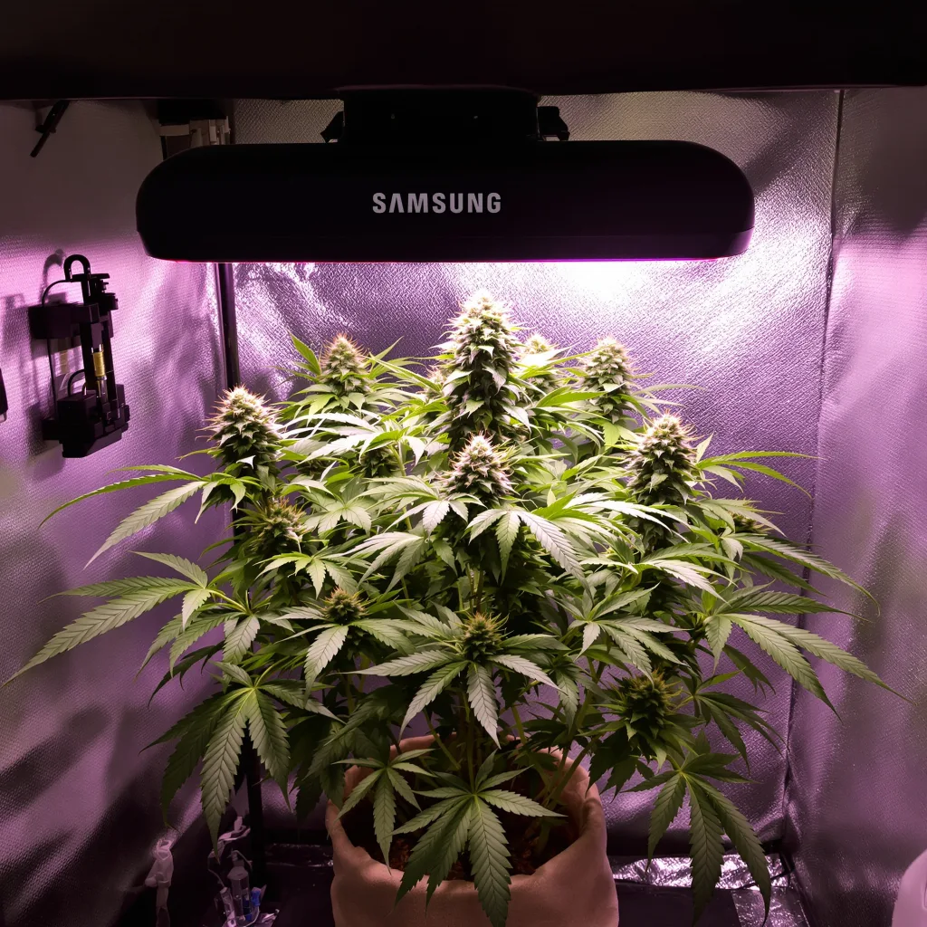 Planta de cannabis Super Blue Dream en fase de floración — 90-130 cm feminizada