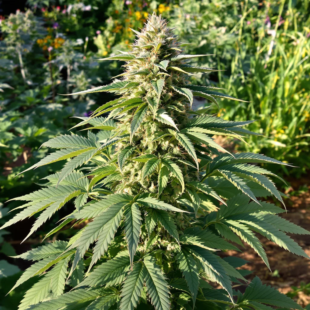 Super Bud 78% indica / 22% sativa — flor con tricomas visibles