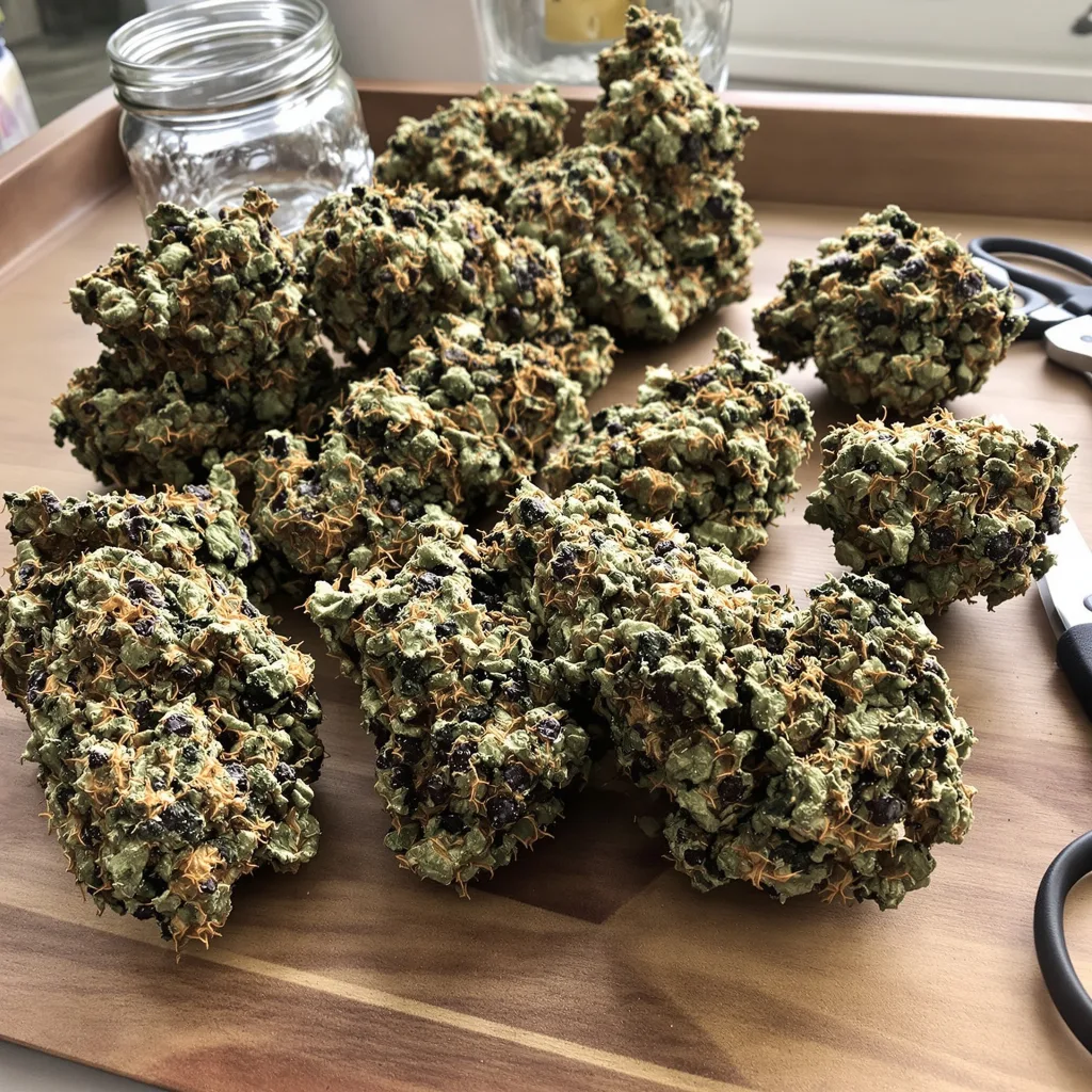Super Cheese 89% indica / 11% sativa — flor con tricomas visibles
