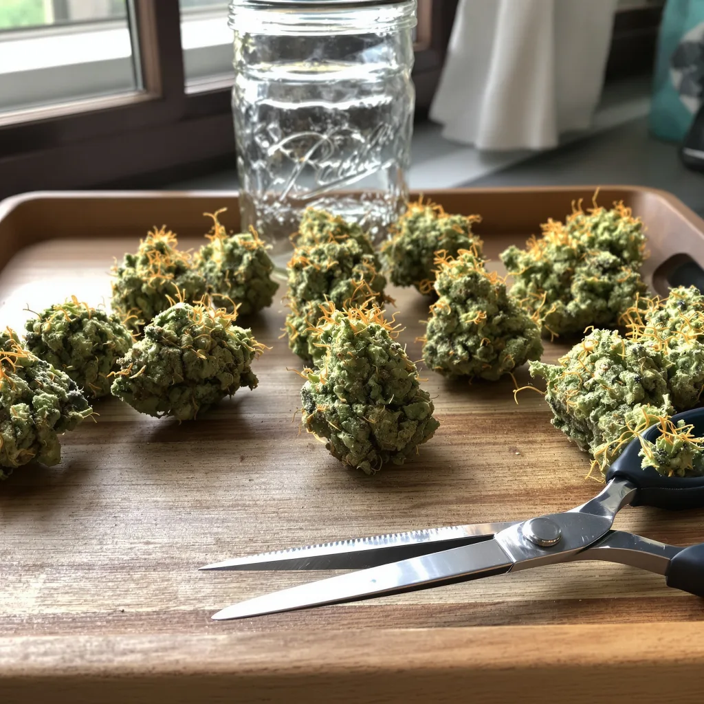 Super Green Crack 24% indica / 76% sativa — flor con tricomas visibles