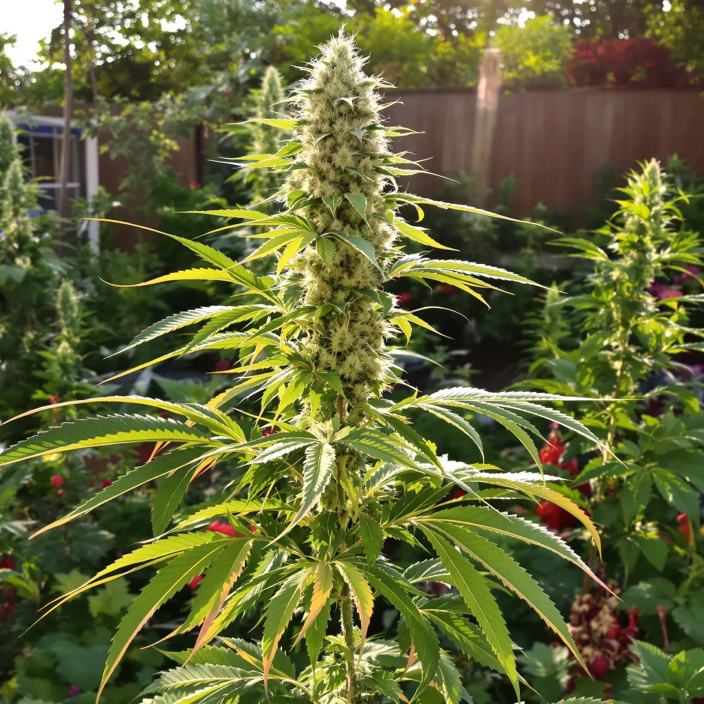 Super Jack 60% indica / 40% sativa — flor con tricomas visibles