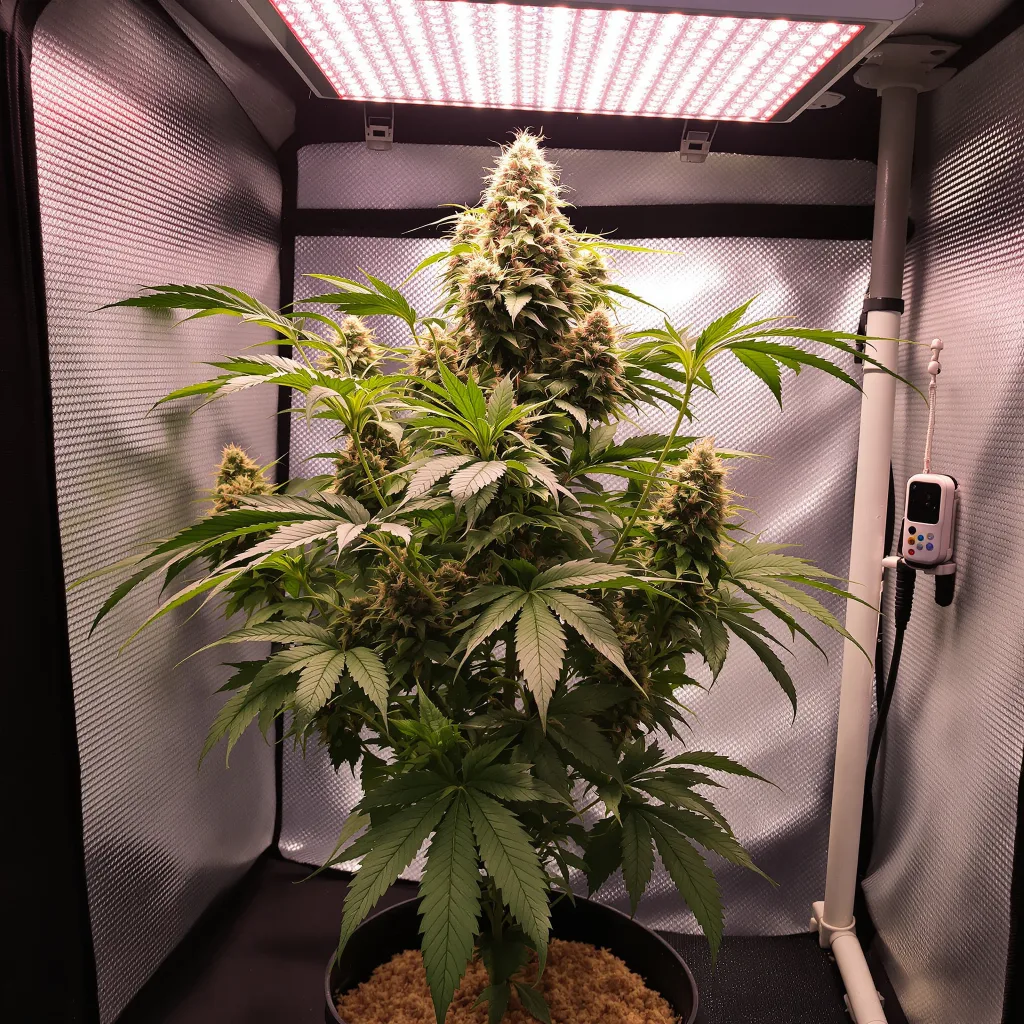 Planta de cannabis Super Kush en fase de floración — 90-130 cm feminizada