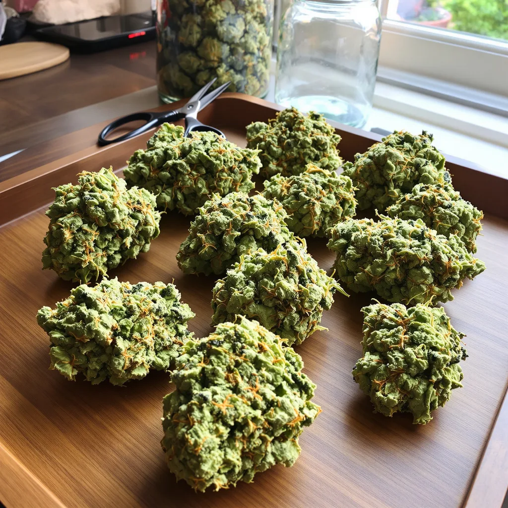 Super Silver Haze 6% indica / 94% sativa — flor con tricomas visibles