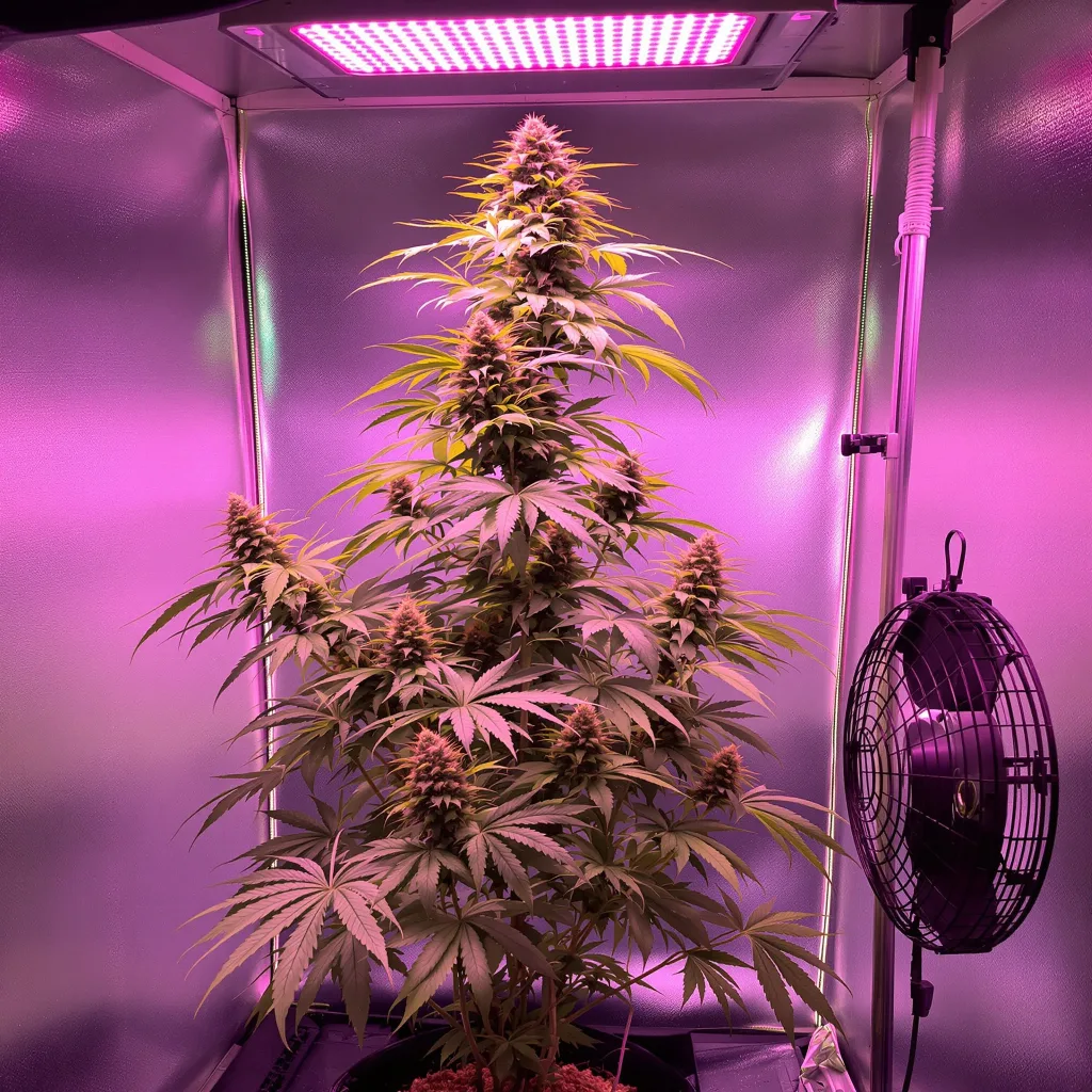 Planta de cannabis Super Silver Haze en fase de floración — 150-200 cm feminizada