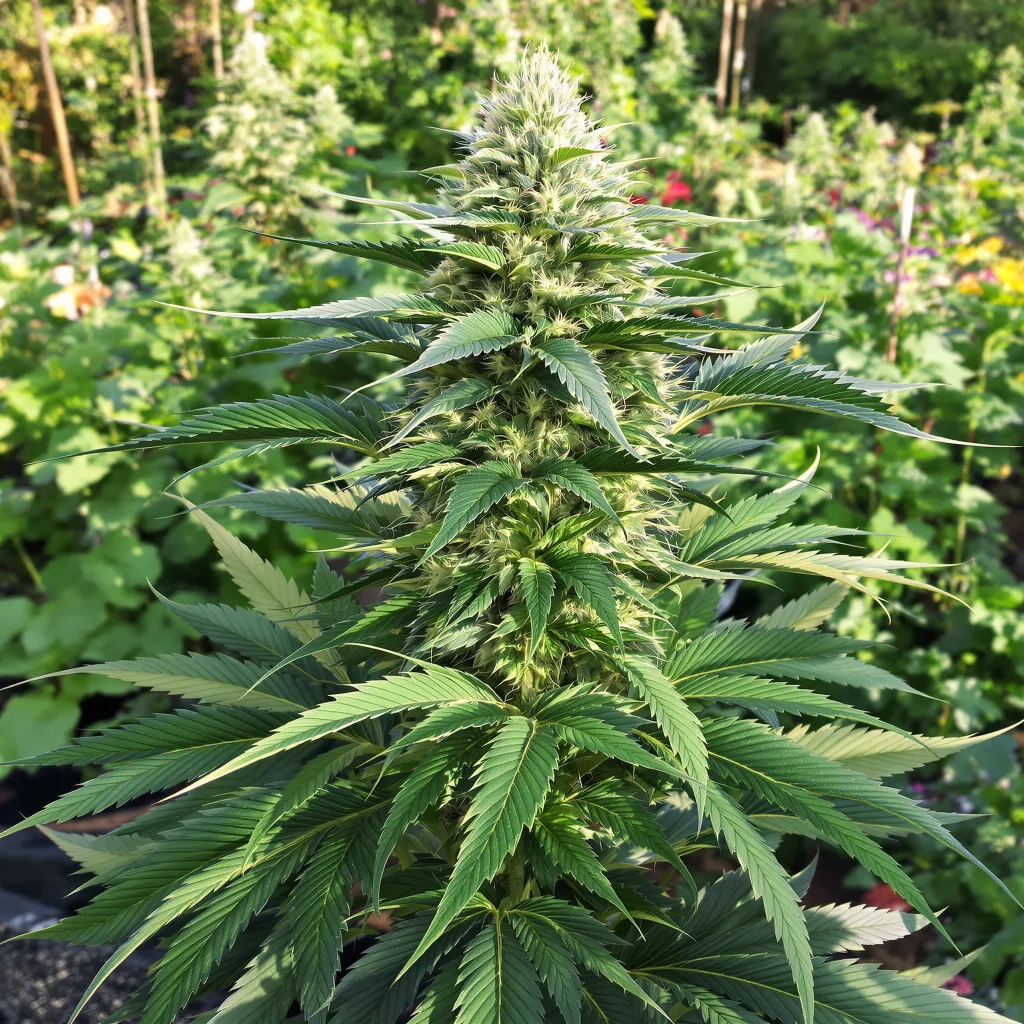 Super Skunk 70% indica / 30% sativa — flor con tricomas visibles