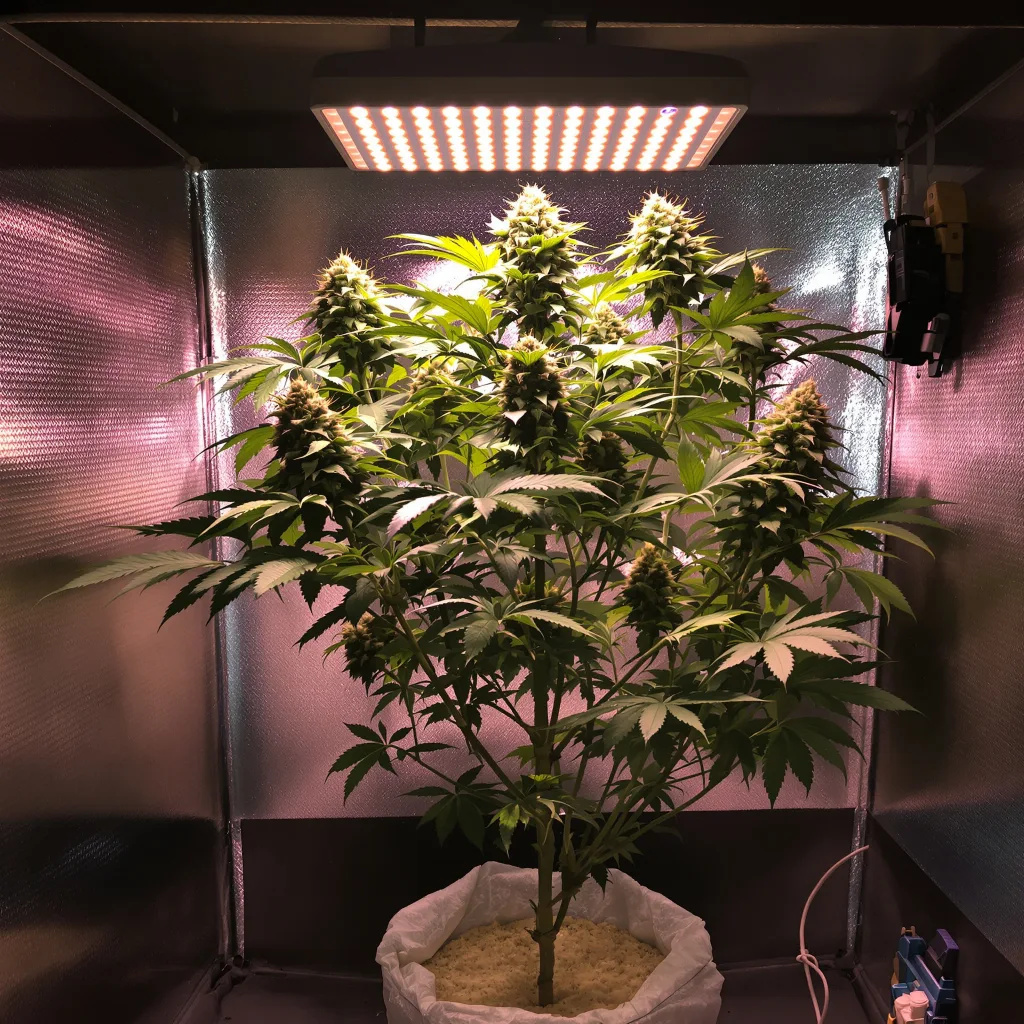 Planta de cannabis Super Skunk en fase de floración — 90-130 cm feminizada