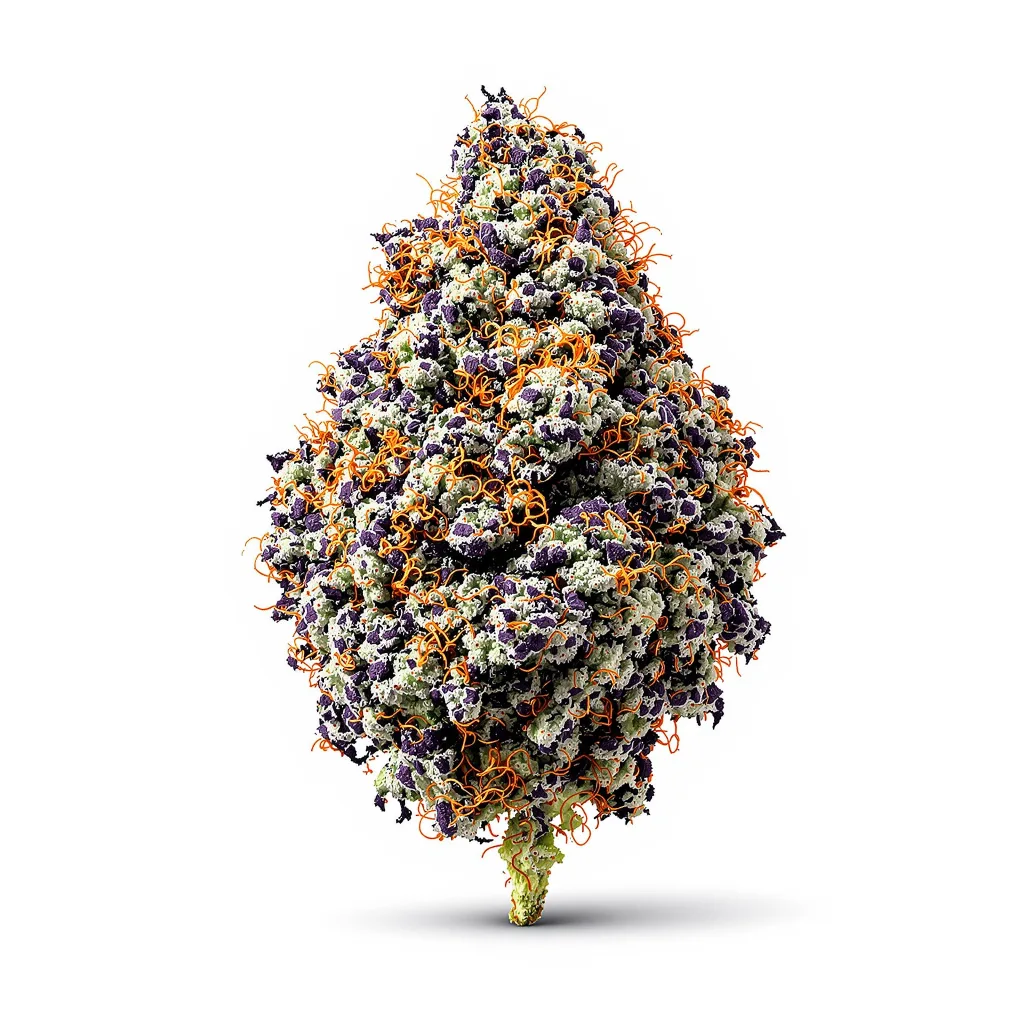 Supergirl 88% indica / 12% sativa — flor con tricomas visibles