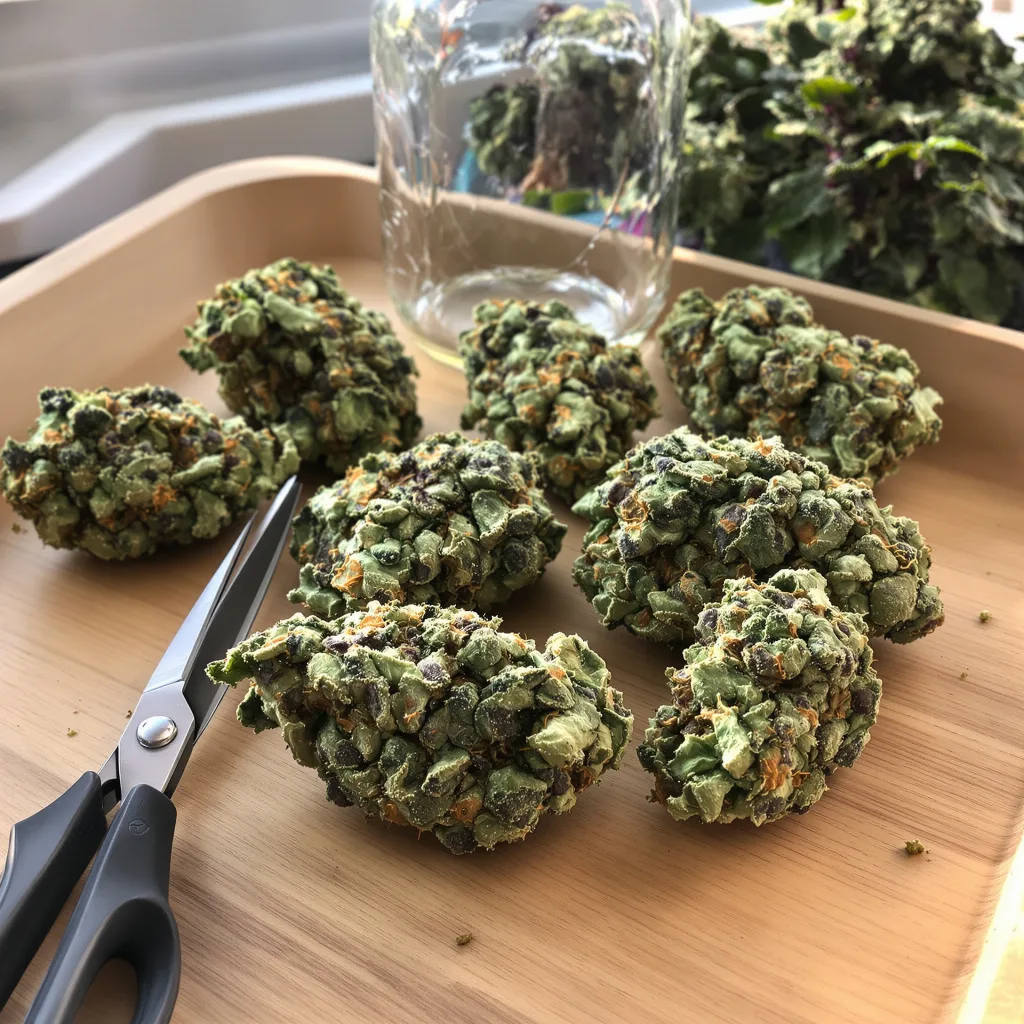 Superman OG 63% indica / 37% sativa — flor con tricomas visibles