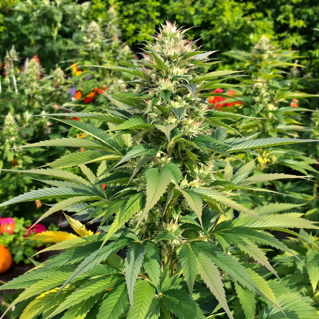 Suzy Q CBD 50% indica / 50% sativa — flor con tricomas visibles