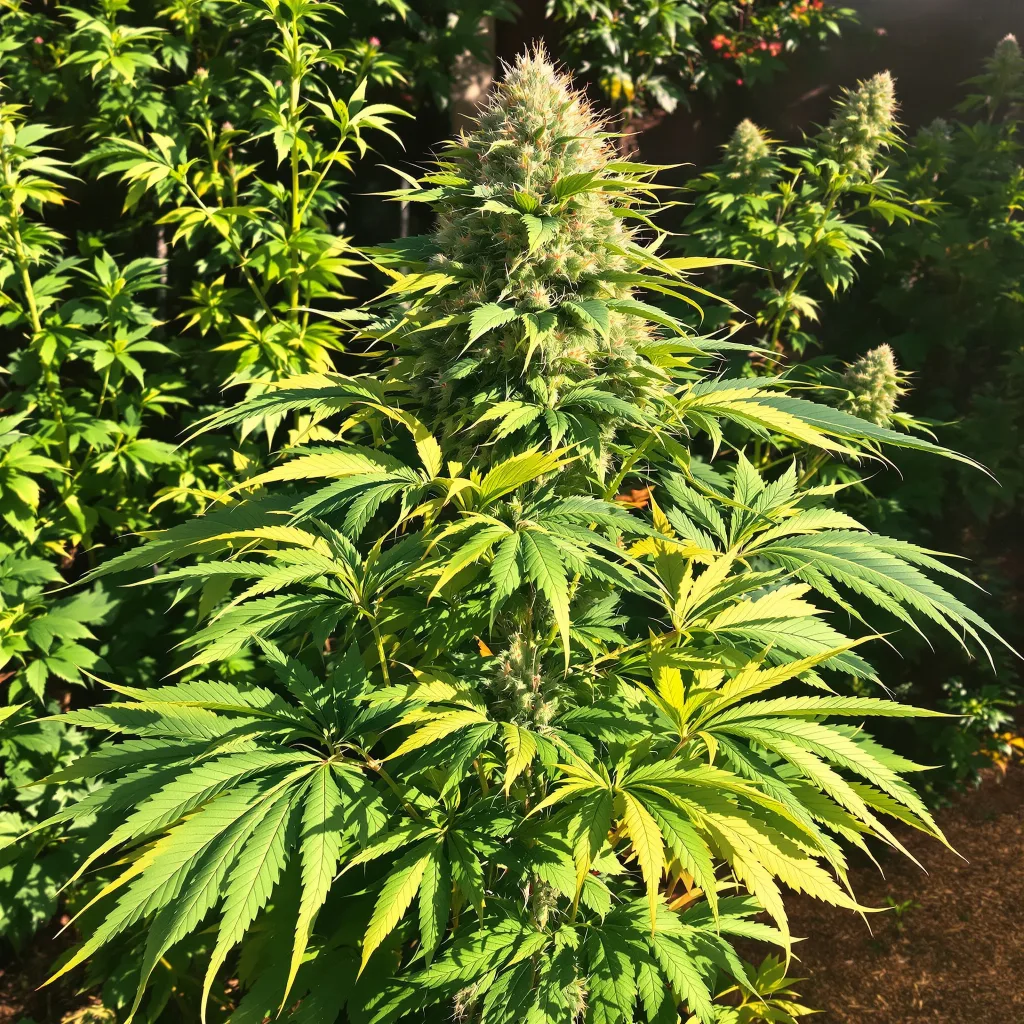 Sweet Baby Jane 82% indica / 18% sativa — flor con tricomas visibles