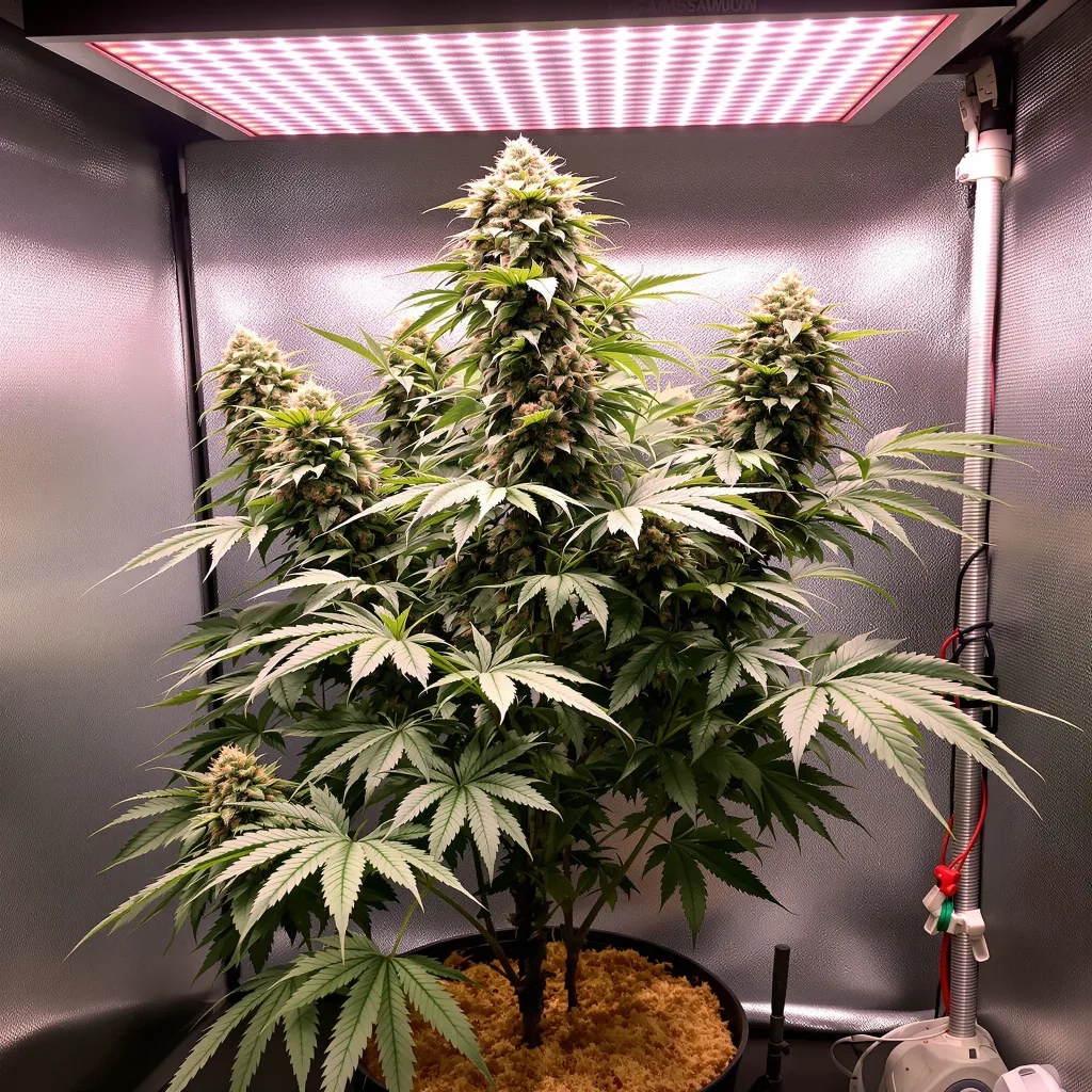 Planta de cannabis Sweet Baby Jane en fase de floración — 90-130 cm feminizada