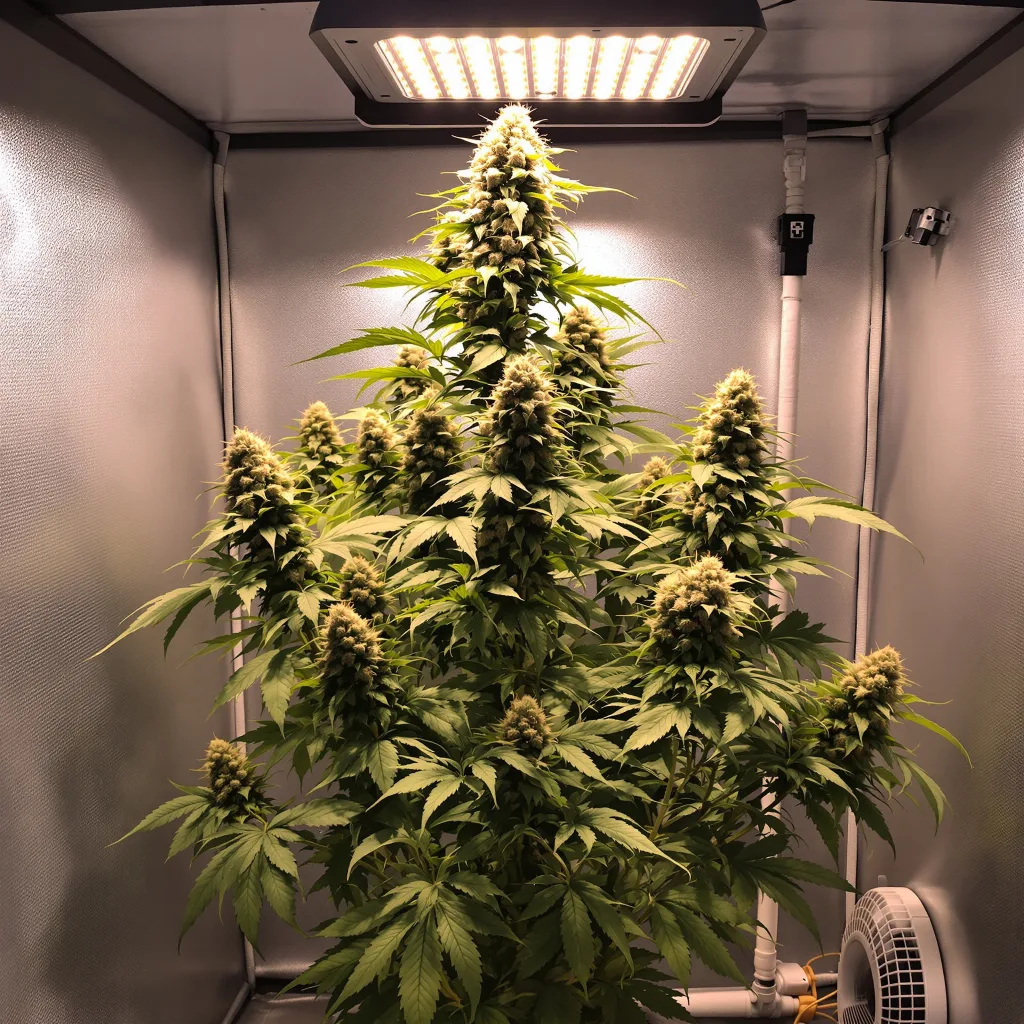 Planta de cannabis Sweet Berry en fase de floración — 120-180 cm feminizada