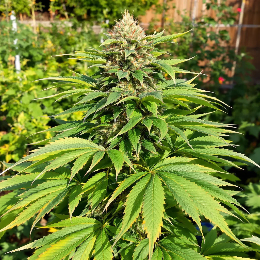 Sweet Dream 78% indica / 22% sativa — flor con tricomas visibles