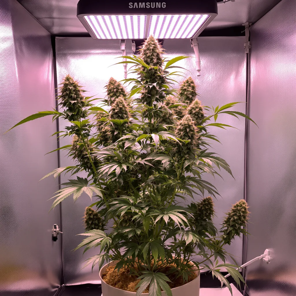 Planta de cannabis Sweet Lafayette en fase de floración — 90-130 cm feminizada