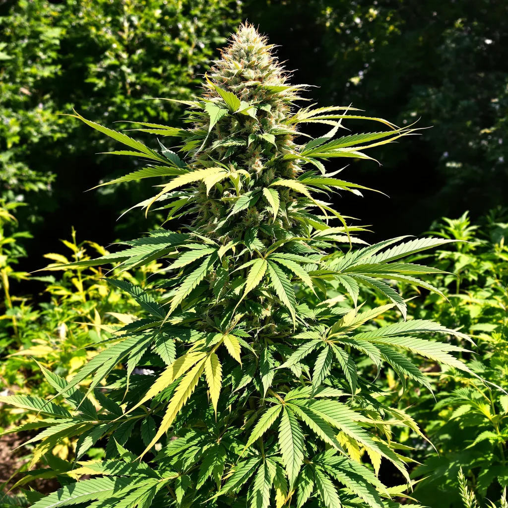 Sweet Lafayette 87% indica / 13% sativa — flor con tricomas visibles
